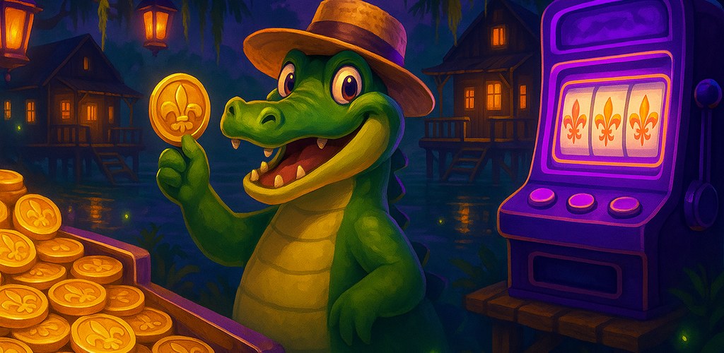 Bayou Coins — Push. Spin. Win.