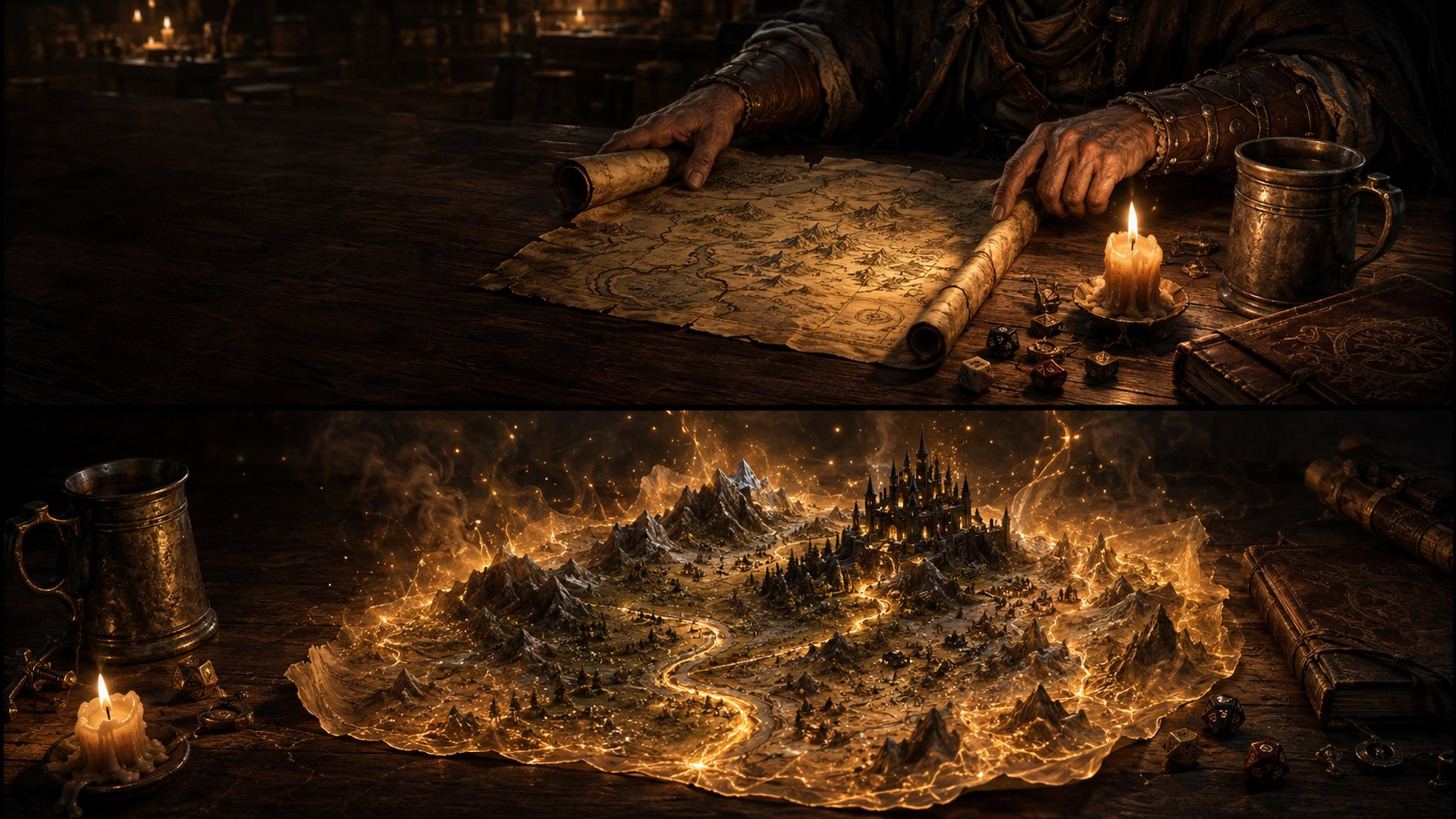 ForgeLore — Build Worlds. Run Tonight. Worlds, campaigns, encounters, NPCs, items, monsters, dice roller and session kit
